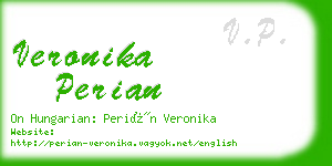 veronika perian business card